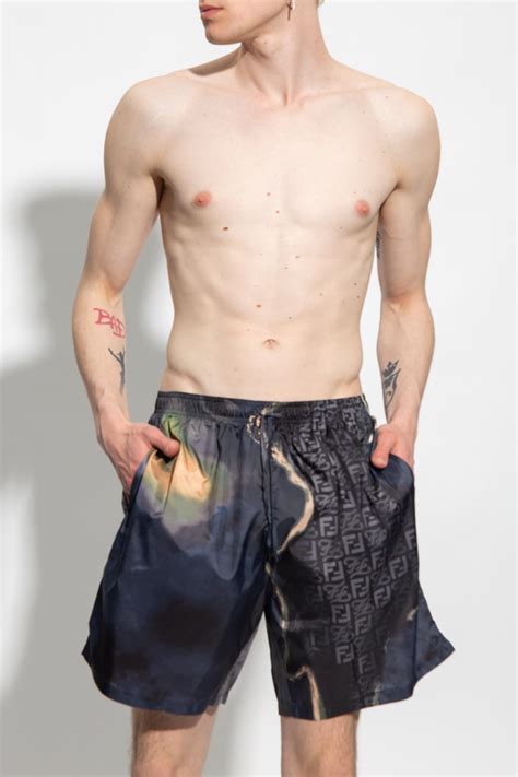 mens swim shorts fendi|Fendi water reveal shorts.